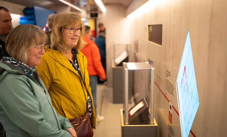 Travelling exhibition train welcomes 50,000th visitor