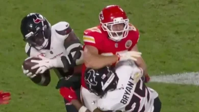 Travis Kelce Got Crushed After Drop Results in Pitiful Patrick Mahomes Interception