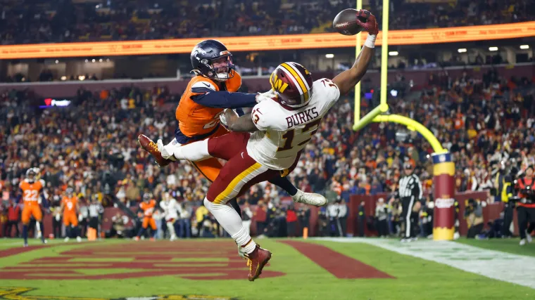 Treylon Burks catch: Commanders WR has play of the year in SNF matchup vs. Broncos