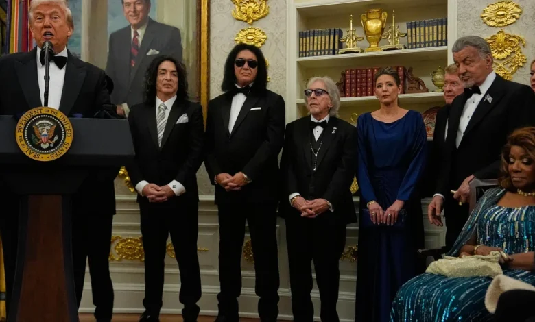 Trump awards medals to the Kennedy Center honorees including Sylvester Stallone, George Strait and more