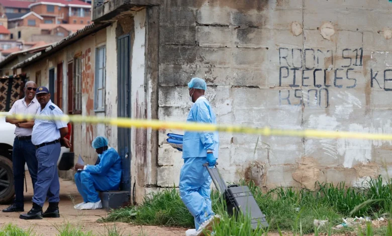 Twelve killed in shooting at South African bar, including young children, police say