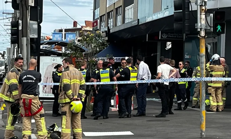 Two people injured after car crashes into building in Melbourne's north-west