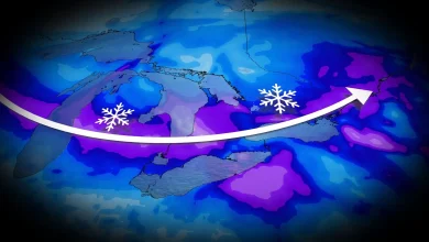 Two systems to bring 5-15+ cm of snow to Ontario mid-week