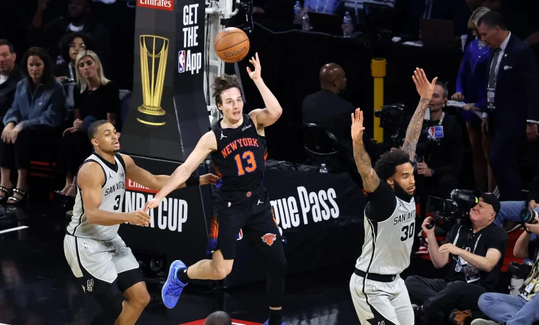 Tyler Kolek Has Career Night as Knicks Claim NBA Cup