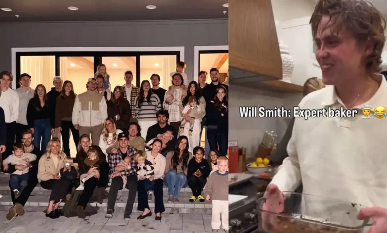 Tyler Toffoli's wife Cat recaps Sharks thanksgiving get-together ft. Will Smith’s chocolate chip banana bread and more