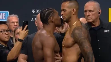 UFC 323: Mansur Abdul-Malik Locks in Standing Guillotine on Antonio Trocoli