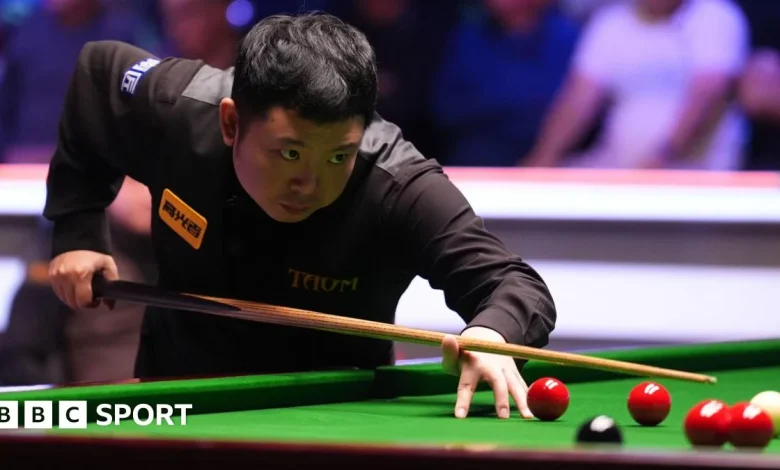 UK Championship: Zhang Anda stuns world champion Zhao Xintong to win all-Chinese contest
