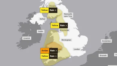UK weather: Danger to life warning for parts of UK as 'month's worth of rain' to fall in 24 hours