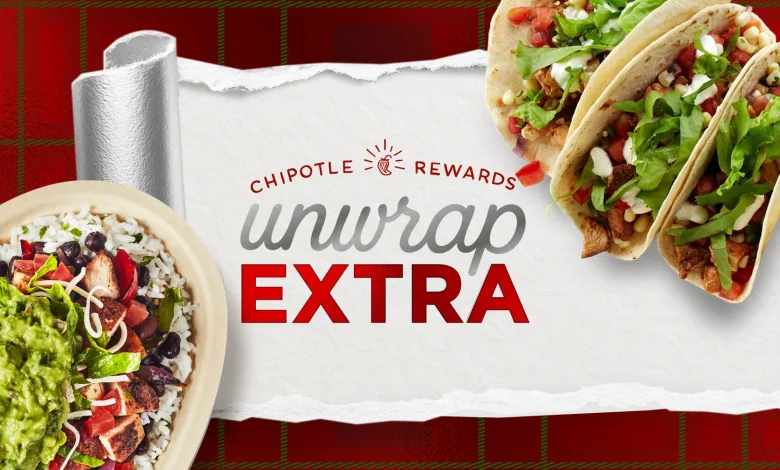 UNWRAP EXTRA: CHIPOTLE IS GIFTING FANS FREE FOOD THIS DECEMBER