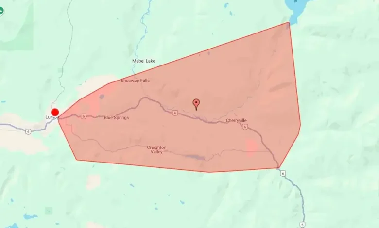 UPDATE: Power restored to over 1,200 North Okanagan residents