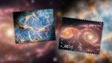 US Postal Service returns to Webb Space Telescope for 2026 Priority Mail stamps