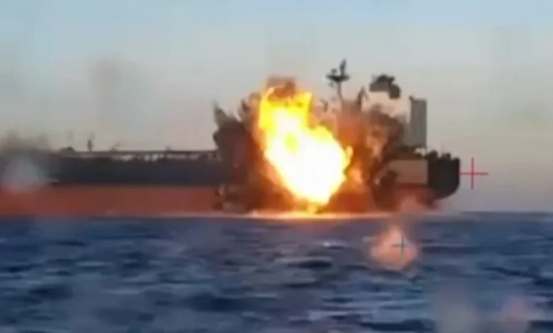 Ukraine hits two Russian 'shadow fleet' oil tankers with naval drones