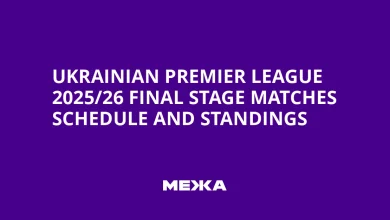 Ukrainian Premier League 2025/26 Final Stage Matches Schedule and Standings