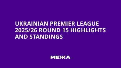Ukrainian Premier League 2025/26 Round 15 Highlights and Standings