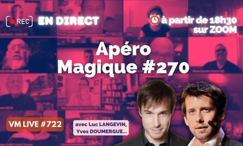 🧠✨ Un Apéro Magique hors norme avec Luc Langevin et Conjuring Lab