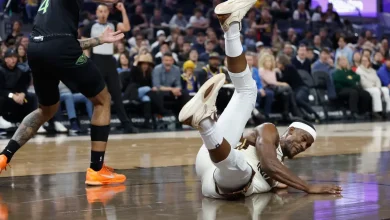 Unc still got it: Jimmy Butler is fine after taking a scary tumble during Saturday’s game
