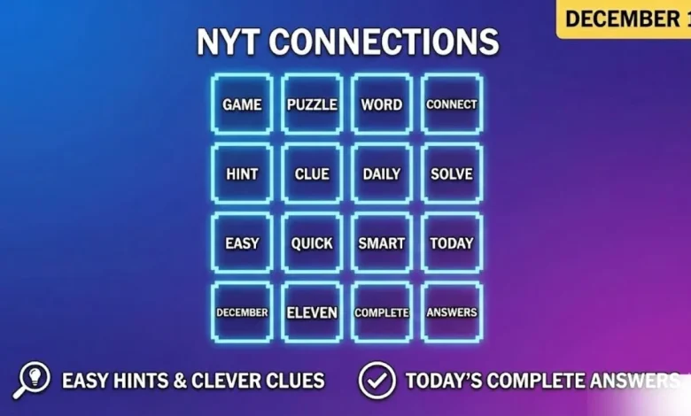 Uncover NYT Connections December 11 Fast With Easy Hints, Clever Clues And Today’s Complete Answers