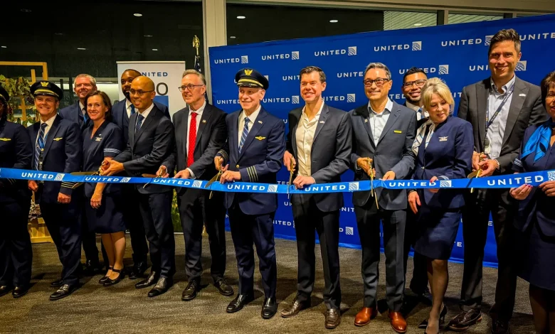 United's inaugural flight to Adelaide, Australia: TPG was there