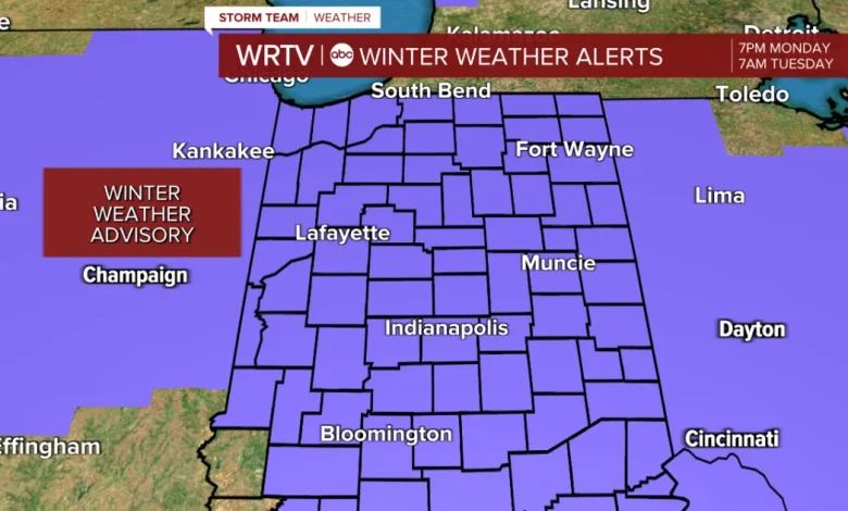 Updated county-by-county snowfall forecast for Tuesday morning, Dec. 2