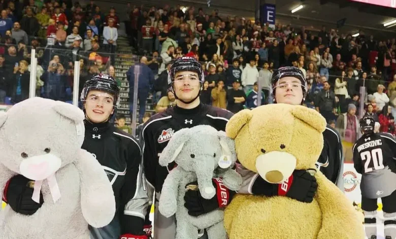 VIDEO: A disappointing Teddy Bear Toss night for Vancouver Giants