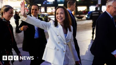 Venezuelan Nobel winner tells BBC she knows 'risks' of Oslo trip after months in hiding