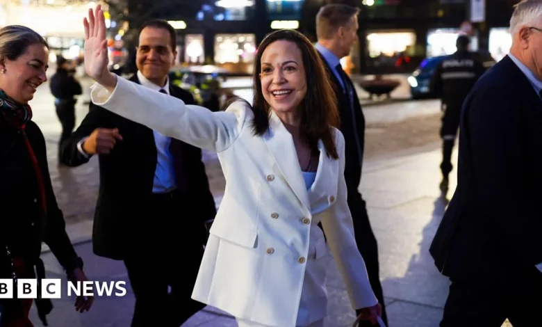 Venezuelan Nobel winner tells BBC she knows 'risks' of Oslo trip after months in hiding