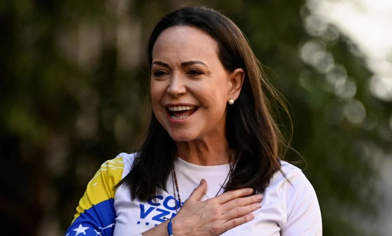 Venezuelan opposition leader misses Nobel Peace Prize ceremony as 'lives risked' to get her to Oslo