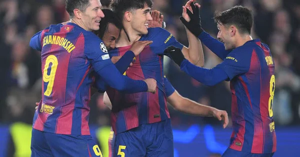 Verteidiger glänzt, Barcelona dreht Rückstand und gewinnt zu Hause in der Champions League