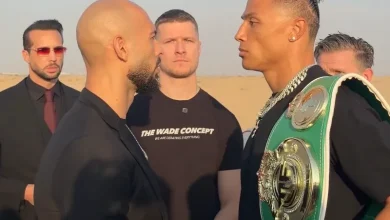 Video: Andrew Tate stares down Chase DeMoor ahead of Misfits Boxing 23