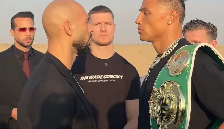 Video: Andrew Tate stares down Chase DeMoor ahead of Misfits Boxing 23