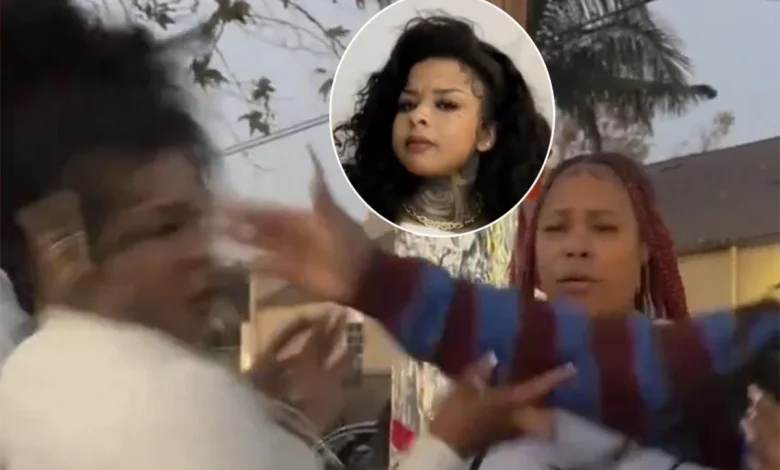 Video Shows Chrisean Rock Getting Slapped by a Woman, Then Fighting Multiple People