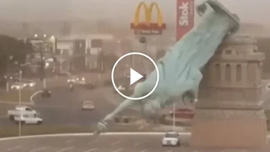 Video: Statue of Liberty Replica Collapses in Brazil