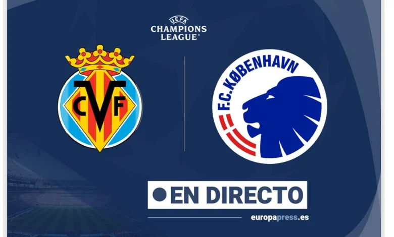 Villareal - FC Koebenhavn, en directo hoy: sigue el partido de Champions League minuto a minuto