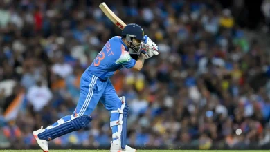 Virat Kohli smashes Lungi Ngidi for 6 to get off the mark in IND vs SA 2025 2nd ODI [Watch]