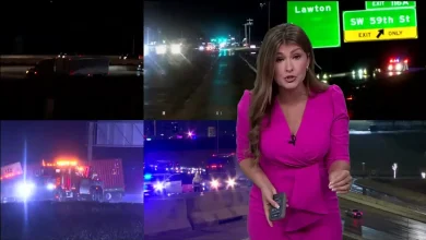 WATCH: Hazardous driving conditions in Oklahoma City; multiple crashes on overpasses