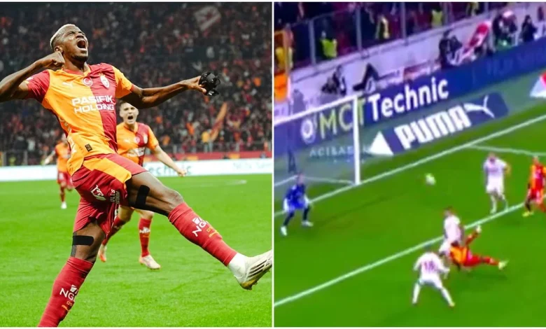 WATCH: Osimhen's spectacular bicycle kick that rescued Gala - GOAL OF THE SEASON?
