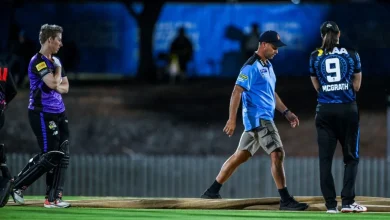 WBBL match abandoned due to hole in the pitch