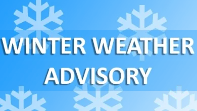 WEATHER ALERT: Winter Weather Advisory Issued for Schuylkill County for Early Sunday