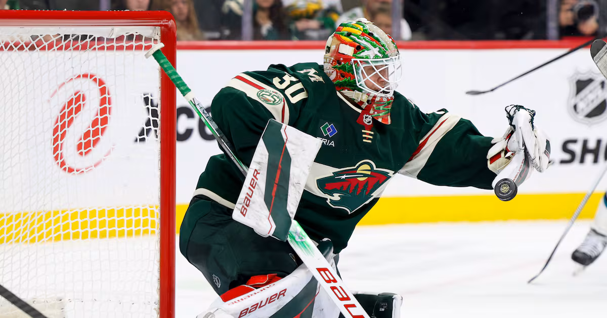 Wallstedt enjoying historic run in rookie season for Wild