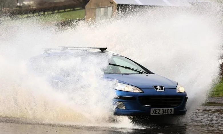 Warning for drivers as Met Éireann issues orange rain alert