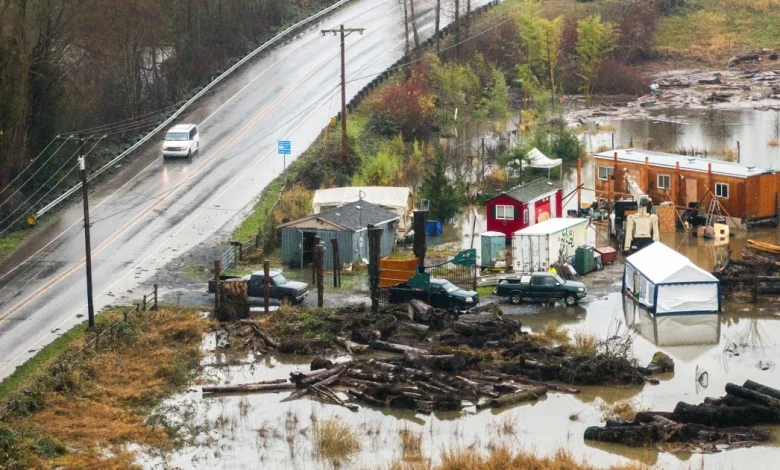 Washington infrastructure begins to fail as atmospheric rivers continue