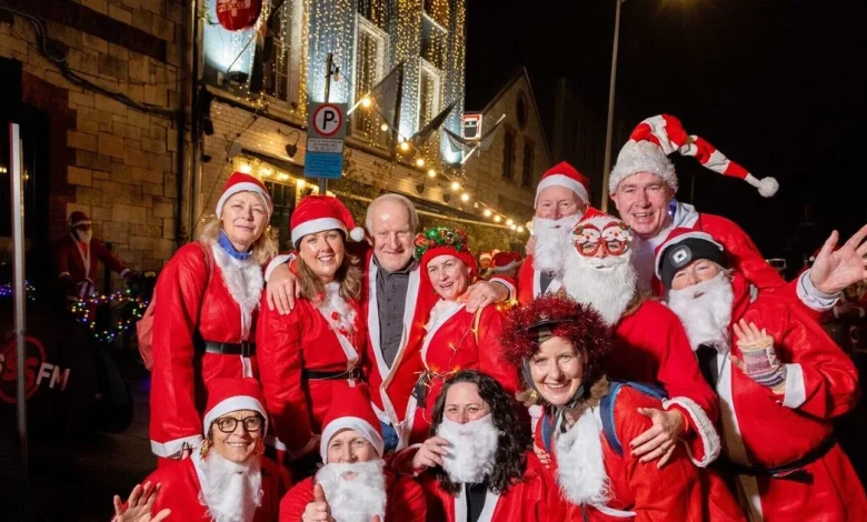 Watch: Crowds show support for annual RDJ Cork Santa Cycle