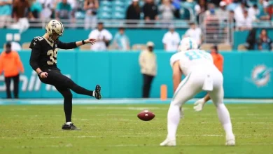 Watch: Ireland’s Charlie Smyth kicks stunning 56-yard field goal on NFL debut for New Orleans Saints