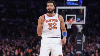 Watch Knicks' Karl-Anthony Towns throw an absolute dime to OG Anunoby in the NBA Cup Championship