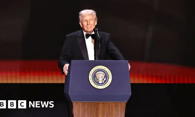 Watch: Trump takes on central role in Kennedy Center Honors