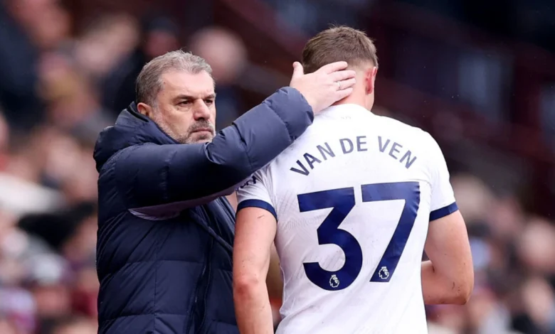 'We suffered a lot': Spurs star Micky van de Ven 'never expected' Ange Postecoglou's sacking after trophy win
