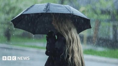 Weather warning issued for heavy rain across South East