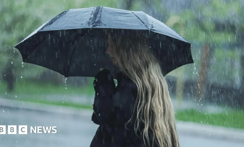 Weather warning issued for heavy rain across South East