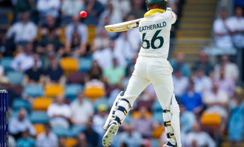 Weatherald fires up as Australia race to 130-1 in second Ashes Test