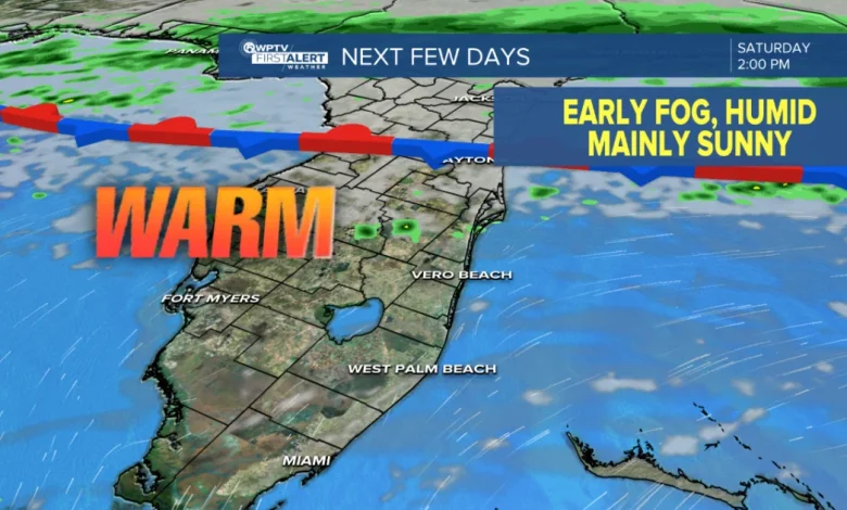 Weekend warmth holds on; cooler, drier air moves in next week